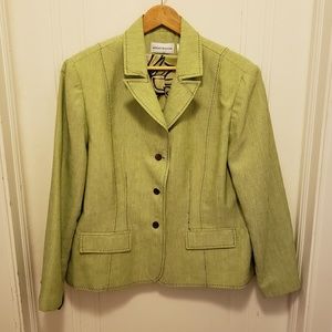 Alfred Dunner Spring Jacket (Green)